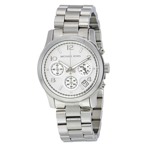 ladies silver michael kors watch|michael kors watch silver price.